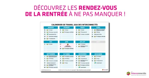 Découvrez nos prochains rendez-vous de la rentrée !
