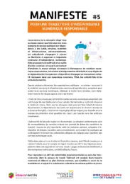 Manifeste - Pour une trajectoire d'indépendance numérique responsable (2026)