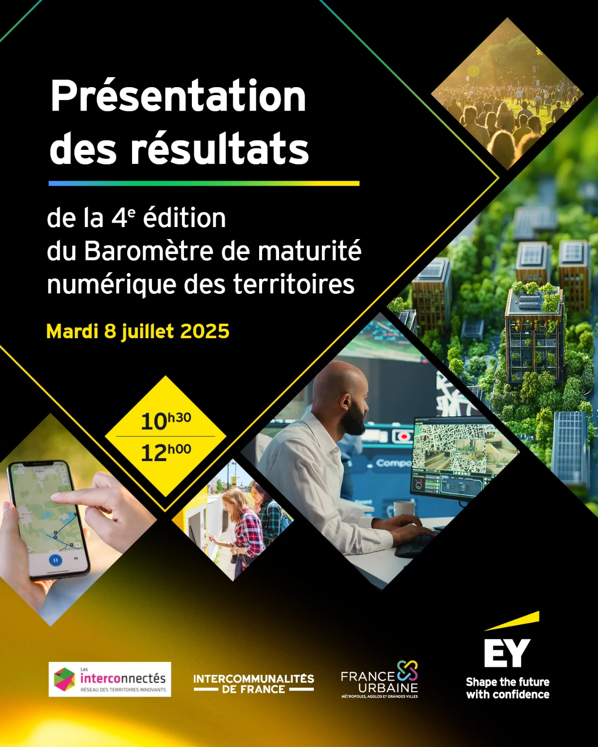 Webinaire - Résultats de la 4e édition du Baromètre de maturité numérique des territoires